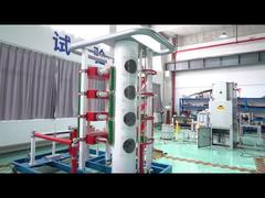 Klienci zagraniczni odwiedzają fabrykę Tianan, będąc świadkami testu rozdzielnicy