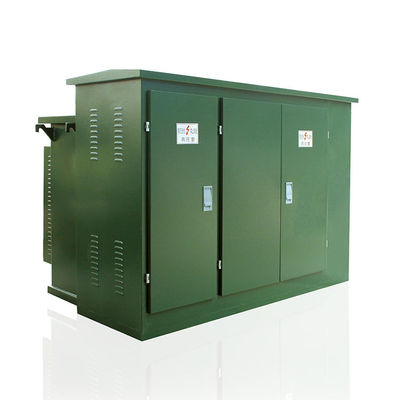 Outdoor 15KV Compact Transformer Substation with Corrugated Steel Plate Tank for Power Distribution