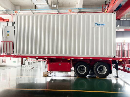 Prędkość wiatru 40 metrów na sekundę Podstawa mobilnego transformatora z notowanym prądem zwarcia 40 KA i odpornością na wilgotność do 95 procent